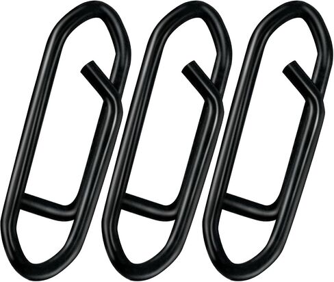 50pcs Fishing Speed Clips, Stainless Steel Fishing Power Clips High Strength Speed Clip for Freshwater Saltwater Fishing, Quick Change Fishing Lure Snap Tackle for Crankbait Popper Lures in Saudi Arabia