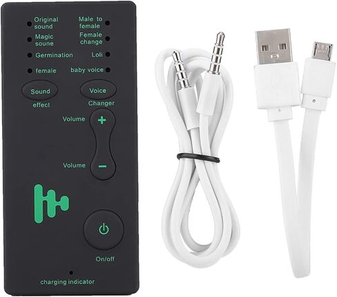 Portable Mini Voice Changer Live Broadcast Sound Card for Mobile Phone PC p0 s4 ps 5 and More, External Sound Card, No Drivers Needed, External Sound Card Audio Card Audio Card Live Card Phone Card in Saudi Arabia