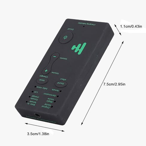 Portable Mini Voice Changer Live Broadcast Sound Card for Mobile Phone PC p0 s4 ps 5 and More, External Sound Card, No Drivers Needed, External Sound Card Audio Card Audio Card Live Card Phone Card in Saudi Arabia