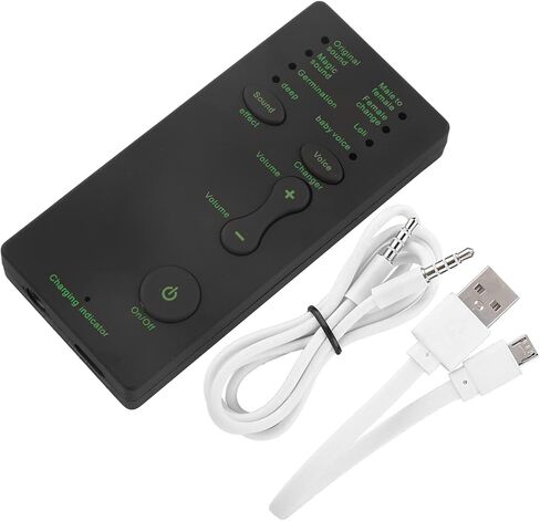 Portable Mini Voice Changer Live Broadcast Sound Card for Mobile Phone PC p0 s4 ps 5 and More, External Sound Card, No Drivers Needed, External Sound Card Audio Card Audio Card Live Card Phone Card in Saudi Arabia