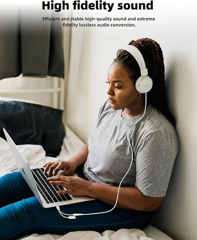 USB C إلى 3.5 ملم محول صوت الصوت (2IN1) لكابل Apple C Cable Cable Aux Flitter for iPhone 16 Headset DAC Audio Audio for iPad earbuds microphone متوافق مع Samsung Car Auxiliary in Saudi Arabia