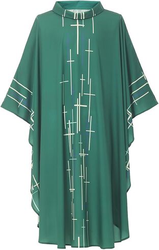 COSDREAMER Mens Womens Priest Pastor Celebrant Chasuble Catholic Church Father Mass Vestments Robe in Saudi Arabia