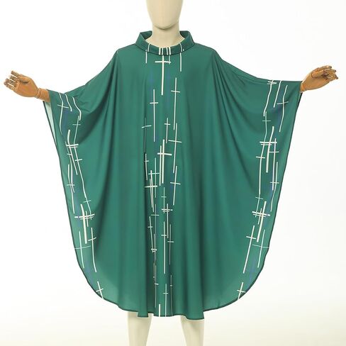 COSDREAMER Mens Womens Priest Pastor Celebrant Chasuble Catholic Church Father Mass Vestments Robe in Saudi Arabia