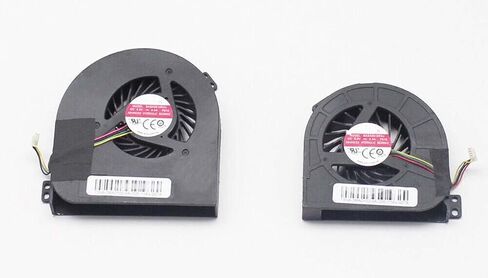 Monvkaka لـ Dell Precision M4800 CPU GPU Cooling Fan 0WGVF 00WGVF 02K3K7 2K3K7 4 PIN 5V in Saudi Arabia