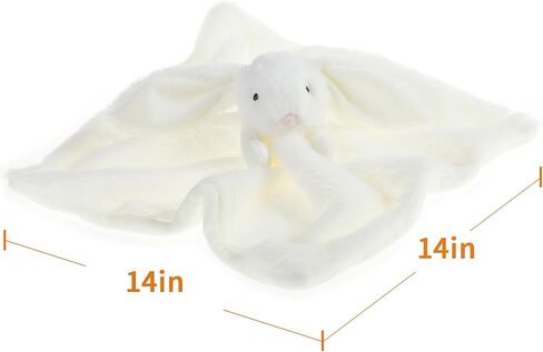Apricot Lamb Stuffed Animals Purple Bunny Rabbit Security Blanket 14'' in Saudi Arabia
