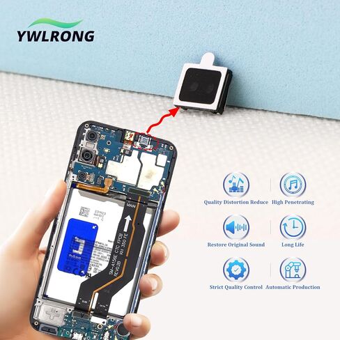 2pcs سماعة سماعة الأذن لـ Samsung Galaxy A15 استبدال Samsung Galaxy A15 4G SM-A155/A15 5G SM-A156 SPEAKER FLEX Cable Areciver Assiver Parts مع الأدوات in Saudi Arabia