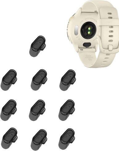 10 حزمة شاحن الشاحن واقي من Garmin Vivoactive 6 ، Bovugac TPU Dust Pluge مضادات مضادات التوافق in Saudi Arabia