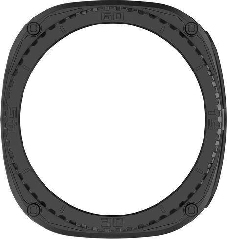 [1 حزمة] علبة المصد لـ Samsung Galaxy Watch 8 Classic ، TPU TPU TPU رفيعة ناعمة الصدمة واقي الصدمات + حلقة مدي لمجرة الساعة 8 ملحقات كلاسيكية (لا يوجد حامية شاشة) (أسود) in Kuwait