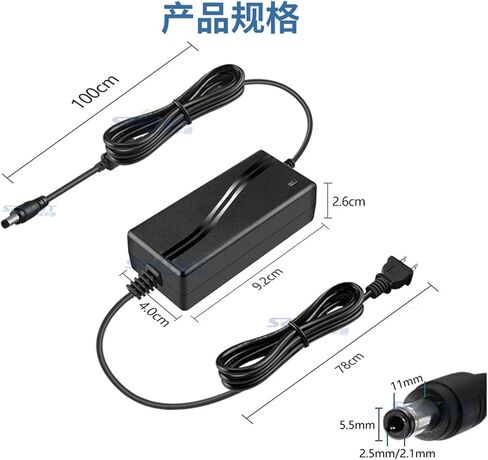 12V2A Desktop Regulated Power Adapter LED Light bar Display US Standard Two-Wire Monitoring Power Supply(12V2A) in Saudi Arabia