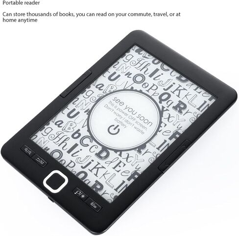 E Book Reader 6 ، تقنية شاشة اللمس الصديقة لـ Eye Reader HD ، تم إنشاؤها في ROM بسعة 8 جيجابايت ، وشرح نصية ، وتنسيقات ملفات متعددة مدعومة in Saudi Arabia