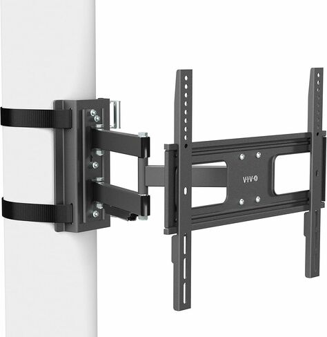 VIVO Outdoor No Drill Full Motion Gazebo TV Mount for 32 to 70 inch Screens, Articulating Bracket Holds up to 110 lbs, VESA up to 400x400, Black, MOUNT-GTM70 in Saudi Arabia