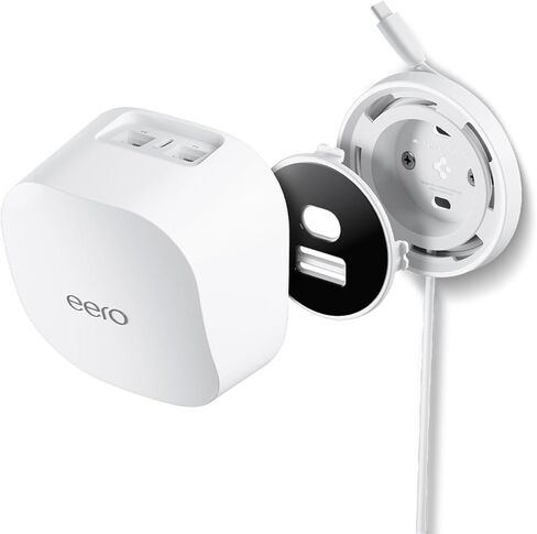 جدار حائط Spigen لـ Eero 6/6+/Pro 6/Pro 6e/7 Mesh Wi -Fi System Extender والمزيد in Saudi Arabia