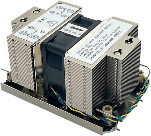2U LGA4677 4th & 5th CPU Coooler 5 Heat Pipes High-Speed PWM 2u Radiator Server Heatsink 4677-2UAF8 TDP400w(4677-2UAF8 Cooler) in Saudi Arabia