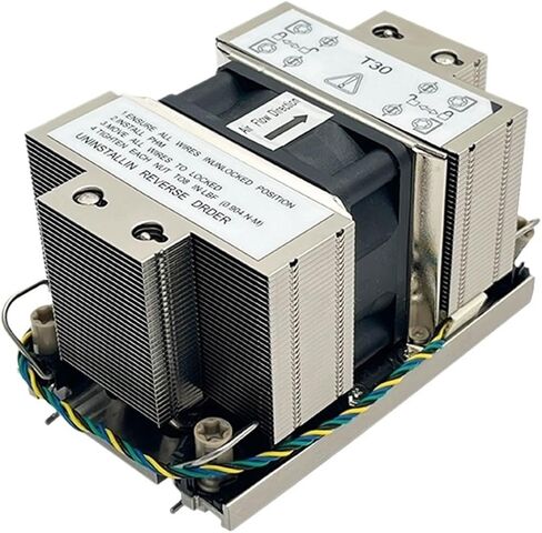 2U LGA4677 4th & 5th CPU Coooler 5 Heat Pipes High-Speed PWM 2u Radiator Server Heatsink 4677-2UAF8 TDP400w(4677-2UAF8 Cooler) in Saudi Arabia