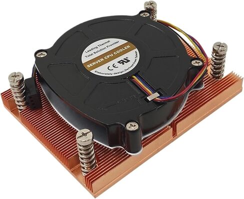 1U AM4 AM5 CPU Cooler Server Heatsink with 8015 Fan for TDP Up to 115W Bracket Optional(NO Bracket_NO RGB) in Saudi Arabia