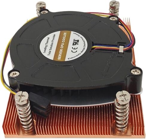 1U AM4 AM5 CPU Cooler Server Heatsink with 8015 Fan for TDP Up to 115W Bracket Optional(NO Bracket_NO RGB) in Saudi Arabia