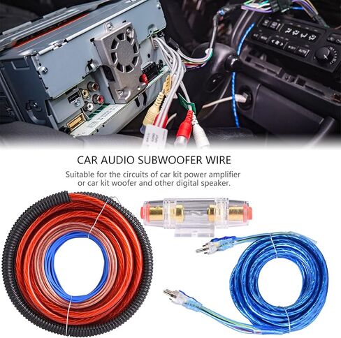 4 Guage 2800W Car Audio Subwoofer Amplifier Speaker Installation Wire Cable Kit Suit in Saudi Arabia