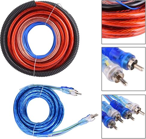4 Guage 2800W Car Audio Subwoofer Amplifier Speaker Installation Wire Cable Kit Suit in Saudi Arabia