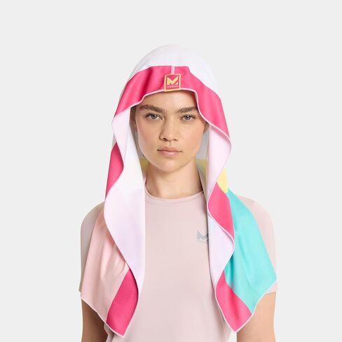 منشفة Hoodie Hoodie ذات العكس القابلة للانعكاس ، تبرد على الفور عندما تكون حماية من أشعة الشمس الرطبة ، UPF 50 ، رأسك على البقاء في مكانها ، رائع للرياضة ، اللياقة البدنية ، الصالة الرياضية (Red Burgundy) in Saudi Arabia