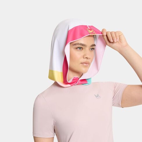 منشفة Hoodie Hoodie ذات العكس القابلة للانعكاس ، تبرد على الفور عندما تكون حماية من أشعة الشمس الرطبة ، UPF 50 ، رأسك على البقاء في مكانها ، رائع للرياضة ، اللياقة البدنية ، الصالة الرياضية (Red Burgundy) in Saudi Arabia