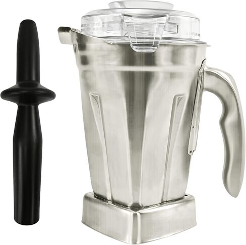 حاوية من الفولاذ المقاوم للصدأ 48 أوقية ، متوافقة مع Vitamix جميع سلسلة خلاطات Vitamix Glends ، PRO ، سلسلة تجارية ، BPA Free One Year Series in Saudi Arabia