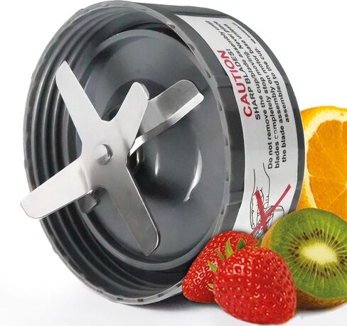 بديل شفرة متوافقة مع Nutribullet 600W/900W Pro Series Blender - يشمل حلقة ختم الحشية - قطع غيار بديل Nutribullet لـ Bullet Blender ، Nutri Bullet Pro 900 in Kuwait