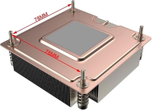 LGA1700 1U التبريد السلبي لوحدة المعالجة المركزية التبريد مع قاعدة غرفة بخار لخادم الكمبيوتر TDP تصل إلى 180W in Saudi Arabia