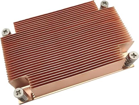 Copper CPU Cooler LGA2011 Narrow Passive heatsink for 1U Server in Saudi Arabia