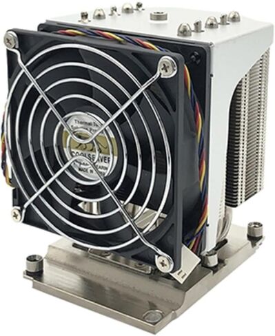 مبرد وحدة المعالجة المركزية لـ LGA 3647 ضيقة النوع 4U الرادياتير 5 أنابيب الحرارة بالوعة الحار الجانبية للتهدئة مروحة LGA3647-4U-R91 in Saudi Arabia