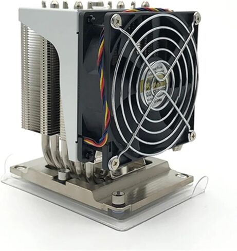 مبرد وحدة المعالجة المركزية لـ LGA 3647 ضيقة النوع 4U الرادياتير 5 أنابيب الحرارة بالوعة الحار الجانبية للتهدئة مروحة LGA3647-4U-R91 in Saudi Arabia