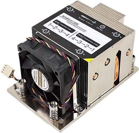 LGA4049 2U AMD SP3 CPU heaisink Server pc Cooler with high Speed Fan for 7601 etc. in Saudi Arabia