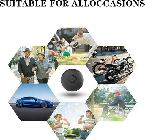 Mini GPS Tracker for Vehicles – No Subscription GPS Tracking Device, Hidden Magnetic Car Tracker, Anti-Theft Hidden GPS Tracker for Vehicles or Kids, Works with Apple Find My in Kuwait