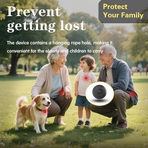 Mini GPS Tracker for Vehicles – No Subscription GPS Tracking Device, Hidden Magnetic Car Tracker, Anti-Theft Hidden GPS Tracker for Vehicles or Kids, Works with Apple Find My in Kuwait