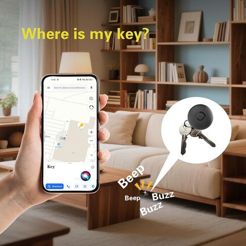 Mini GPS Tracker for Vehicles – No Subscription GPS Tracking Device, Hidden Magnetic Car Tracker, Anti-Theft Hidden GPS Tracker for Vehicles or Kids, Works with Apple Find My in Kuwait