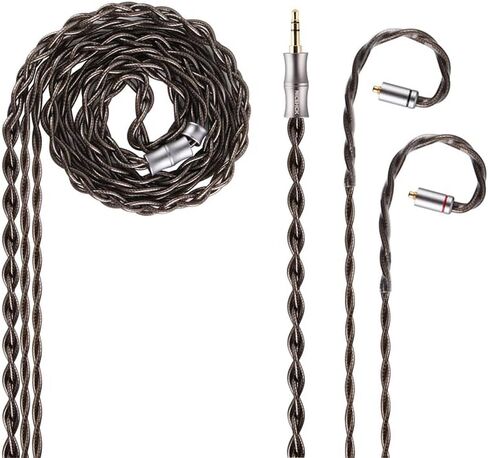 NICEHCK DuskSky 4.4mm Balanced IEM Cable 0.78mm 2Pin 6N HiFi Upgrade Cord | 4.4mm balanced plug delivers wider sound stage and clearer sound separation for balanced players in Kuwait