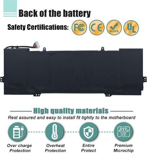 KB06XL 902499-855 Battery Replacement for HP Spectre X360 15 15-BL1XX 15-BL0XX 15-Bl012DX 15-BL002XX 15T-BL000 15T-BL100 15-bl012dx Series for hp Spectre x360 Battery in Saudi Arabia