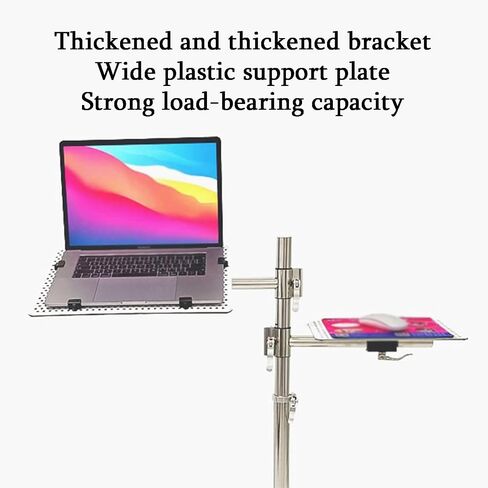 Laptop Floor Stand,Adjustable Lifting Support Frame,Aluminum Alloy Projector Table,for Home Outdoor Office, Easy to Use in Saudi Arabia