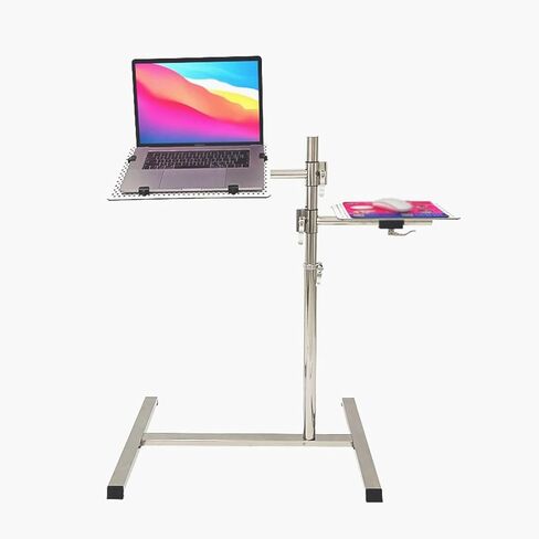 Laptop Floor Stand,Adjustable Lifting Support Frame,Aluminum Alloy Projector Table,for Home Outdoor Office, Easy to Use in Saudi Arabia