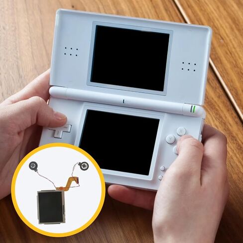 شاشة أعلى بديلة مع مكبرات صوت تناسب Nintendo DSI NDSI - LCD Display Plat Direct Replacem in Kuwait