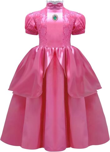 فستان SHOHOKU للفتيات الأميرة الخوخ، فستان الأميرة الخوخ التنكري لحفلات الهالوين in Kuwait