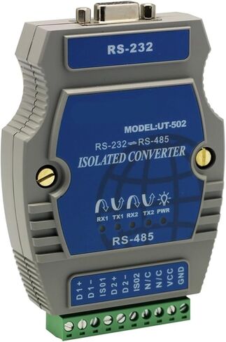 1PCS من الدرجة الصناعية عالية الأداء RS232 إلى 2-PORT RS485 العزل محول UT-502 in Saudi Arabia