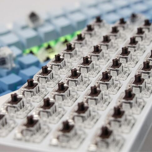 ZhouWang 36PCS Blue Click Switch,Clicker for 3D Prints 、Gaming Keyboards. | Pre-Lubricated,Dustproof and Waterproof Click Switch,Crisp clicking Sound with Strong Tactile Feedback,Keyboard Accessories in Kuwait