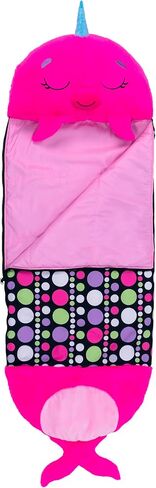 Happy Nappers: Pillow & Sleepy Sack: Lg - Neil The Pink Narwhal in Saudi Arabia