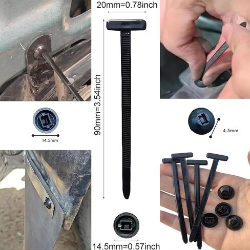 100pcs Nylon Universal Cable Tie Buckle,Nylon Universal Cable Ties buckle,Cable Tie Buckle,Zip Ties,UV Resistant Zipties for Car Daily Auto Fixing (50) in Saudi Arabia