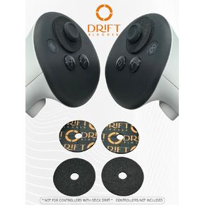 Drift Blocker for Meta Quest 3 / 3S / Pro/ 2 Prevent grimy controller stick drift - BLACK in Saudi Arabia