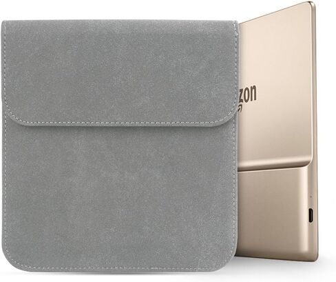 Sleeve Bag Suede Leather for 7" Kindle Oasis (10th Generation, 2019 Release and 9th Generation, 2017 Release), Portable Water Repellent Protective Case (Blue) in Saudi Arabia