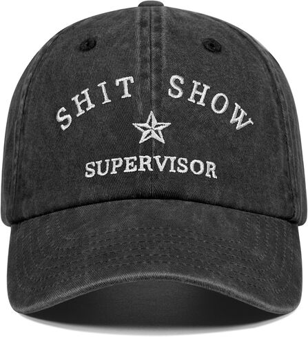 Show Supervisor Hat Premium Baseball Hat Funny Caps for Men Women,Unisex,Ideas Gifts in Kuwait