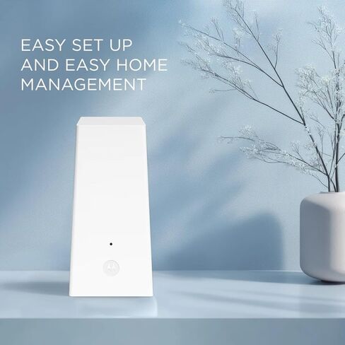 Motorola MQ20 ​​Wifi 6E Router مع شبكة سهلة ، سرعة ثلاثية في الثانية ، تغطية 3000 قدم مربع ، أدوات التحكم الوالدية المتقدمة ، الأمان من الجيل التالي وإدارة الأجهزة السلس ، الأسود ، الحزمة الفردية in Saudi Arabia