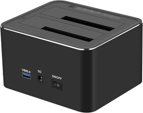 120 سم USB 3.0 إلى محطة دفن محرك الأقراص الصلبة المضادة للانزلاق المزدوجة لـ 2.5/3.5 بوصة HDD SSD DUPLICATOR/OFFLINE in Kuwait