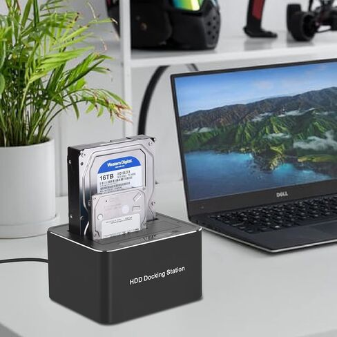 120 سم USB 3.0 إلى محطة دفن محرك الأقراص الصلبة المضادة للانزلاق المزدوجة لـ 2.5/3.5 بوصة HDD SSD DUPLICATOR/OFFLINE in Kuwait